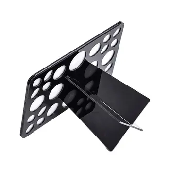 

Acrylic Makeup Brushes Holder Stand Foldable Organizing Rack Cosmetic Brush Drying Holders Make Up Tools