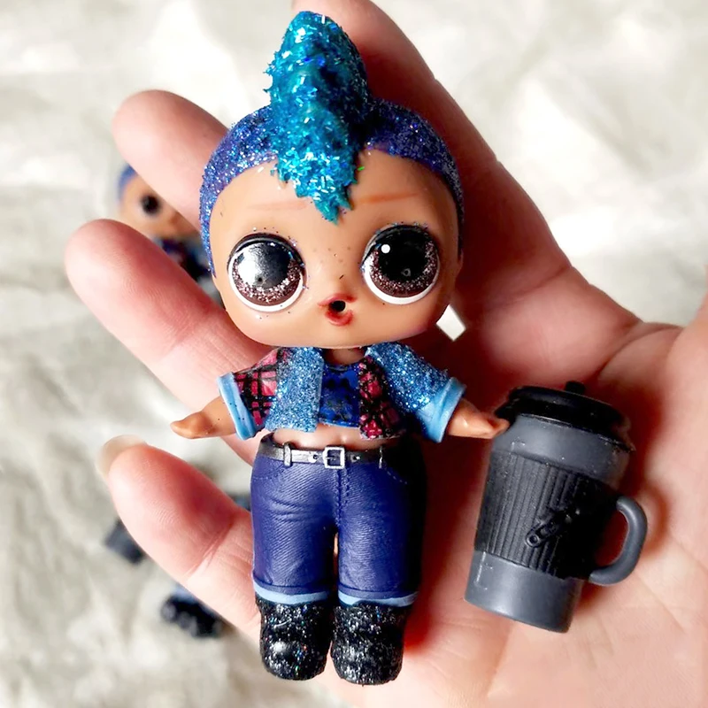 LOL Surprise-muñecas Punk originales para niños, con accesorios, ropa, pantalones, botella, purpurina, modelo, juguetes para niños, regalos de navidad