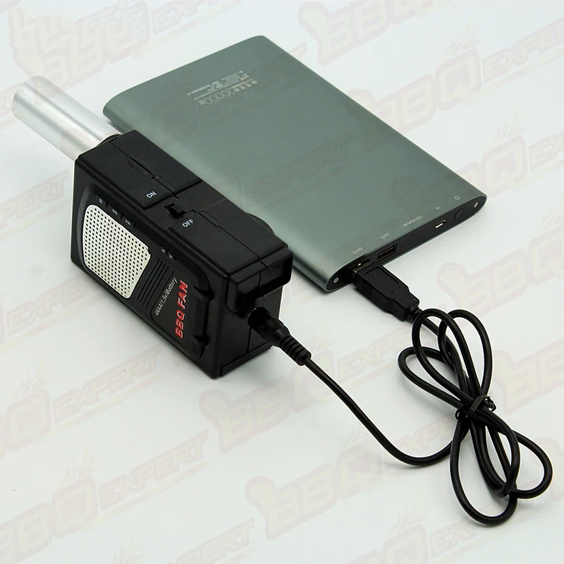 Модернизированный вентилятор для печи 5 в с usb-кабелем DC гриль фен для волос открытый инструмент для барбекю принадлежности для кемпинга FD311A(5 В