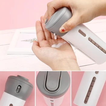 

Travel Dispenser Shampoo Lotion Shower Gel Soap Bottle Accessories 4 in 1 Empty Sub-bottle Press Container Refillable Bottle