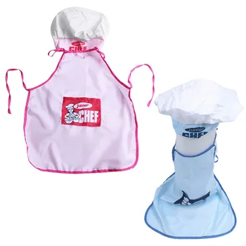 

Childs Kids Chef Hat Apron Cooking Baking Boy Girl Chefs Junior Gift
