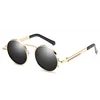 Retro Punk Spring Leg Round Sunglasses Men Polarized Metal Myopia Lens Prescription Sun Glasses Women 0 -0.5 -0.75 To -6.0 3