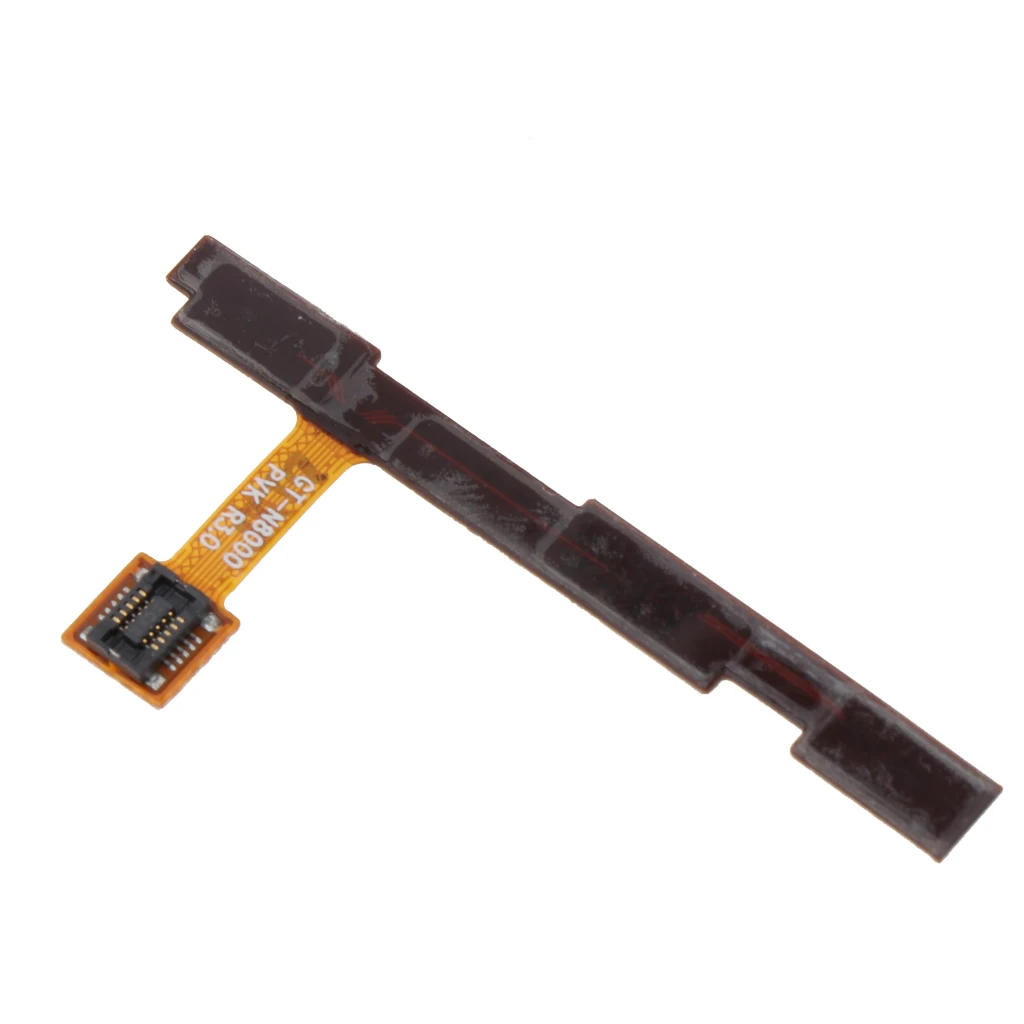 1pc Key Power On/Off and Volume Side Button Flex Cable Unit for Samsung Galaxy Note N8000 N8010 Replace Repair Assembly