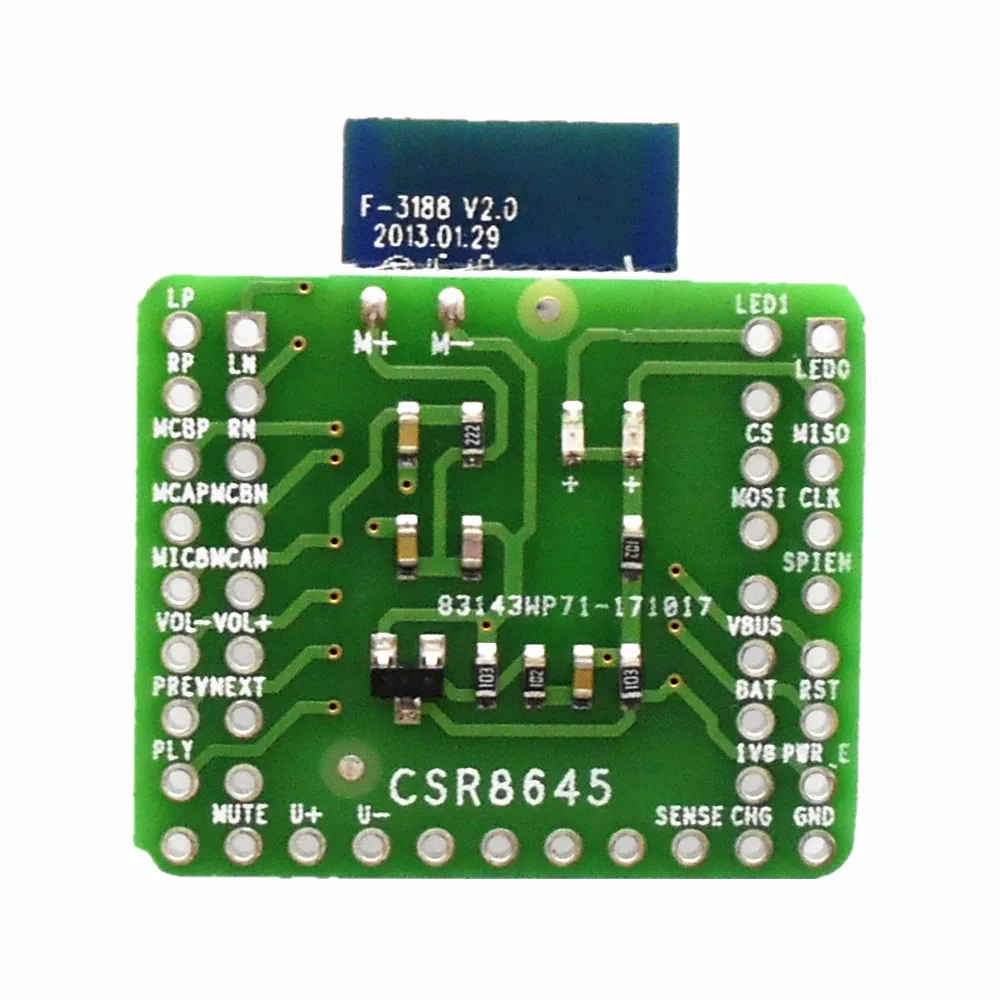 CSR8645 V4.1 низкомощный Bluetooth аудио модуль APTX компрессионный динамик без потерь