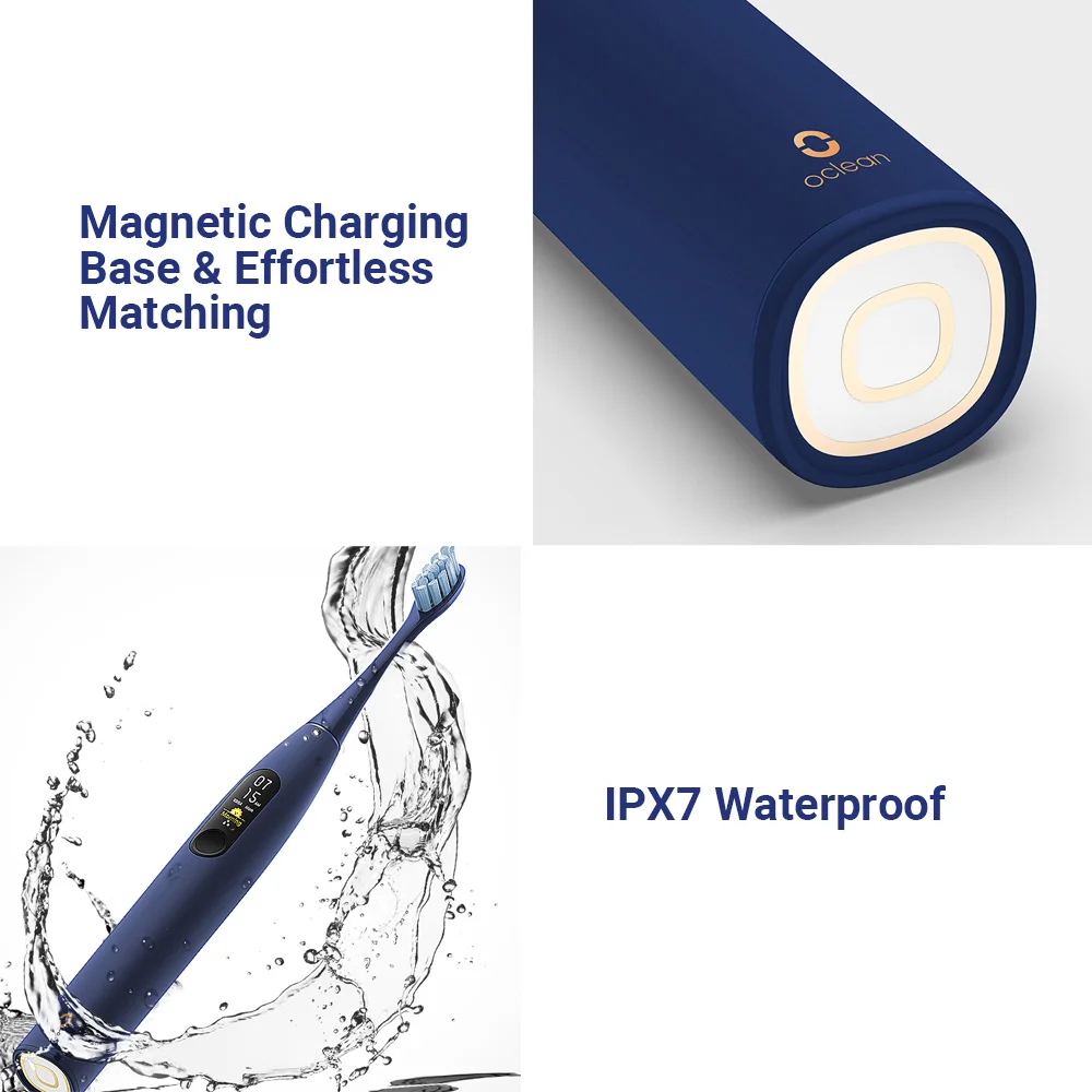 Oclean X Pro Smart Ulsonic Electric Toothbrush Global Version With Touch Screen IPX7 Fast Charging Adult Electric Tooth Brush Oclean X Pro Smart Ulsonic Electric Toothbrush Global Version With Touch Screen IPX7 Fast Charging Adult Electric Tooth Brush