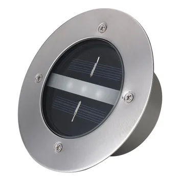 

Outdoor Solar Light 3 LED Stainless Steel Solar Lights Buried Ground Floor Garden Lawn Landscape Lamp Waterproof Garden Landscap