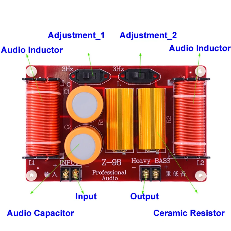 Subwoofer Frequency Divider Frequency Crossover 600w Frequency