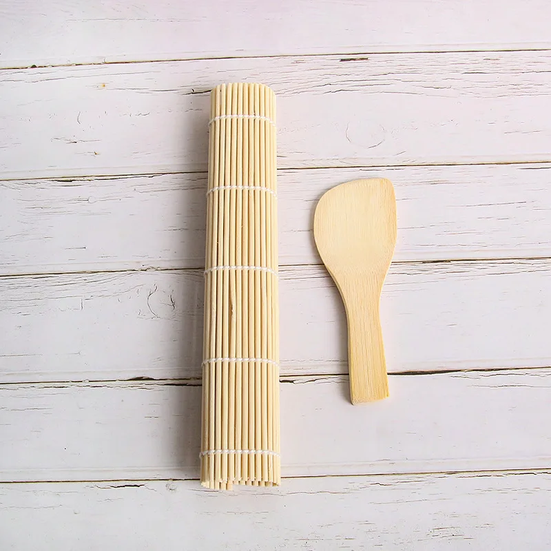 Kitchen Gadgets Sushi Set Bamboo Rolling Mats Rice Paddles Tools for Cooking Kitchen Accessories Sushi Maker 4