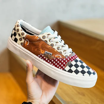 

New Brand Red Embroidered Shoes Men's Summer Sneakers Mens Fashion Thick Bottom Casual Glitter Sneakers Zapatillas Hombre