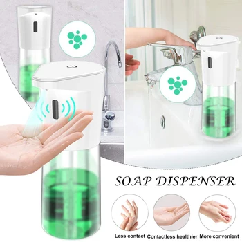 

Soap Dispenser Touchless Foaming Liquid Soap Dispenser 500ml Automatic Soap Dispenser for Bathroom Kithcen and Hotel SP9