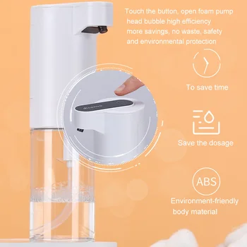 

100ML Mini Automatic Induction Sensor Foaming Soap Dispenser Touchless Bathroom Dispenser Infrared Foaming Hand Washer