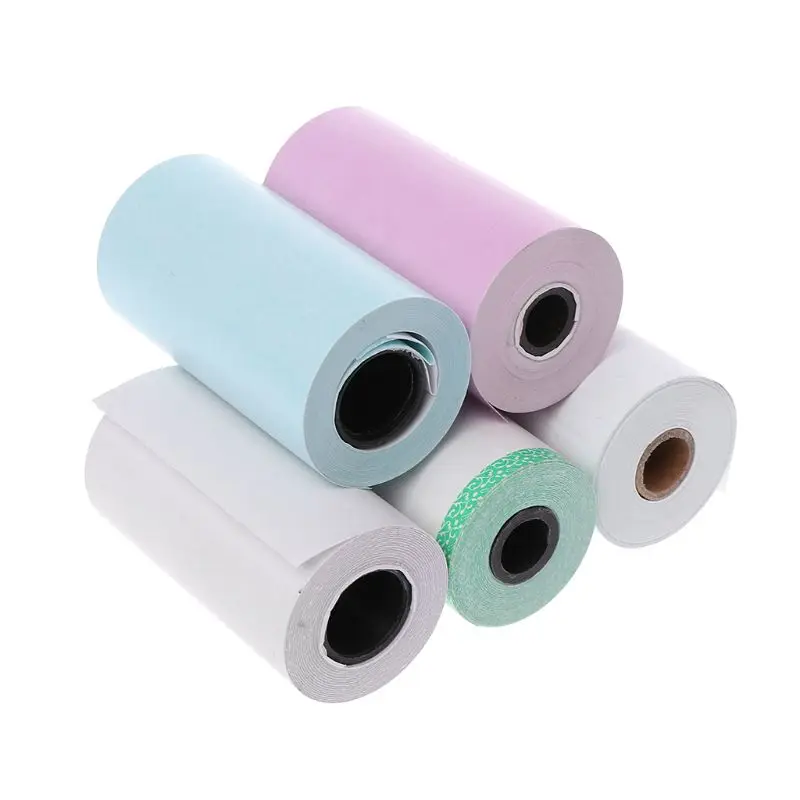 

Photo Paper Mini Printable Sticker Roll Thermal Printers Clear Printing Smudge-Proof Portable
