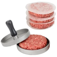 Горячий антипригарный гамбургер пресс производитель говядины форма для гриля делает идеальные пирожки домашний алюминиевый производитель бургер ПРЕСС
