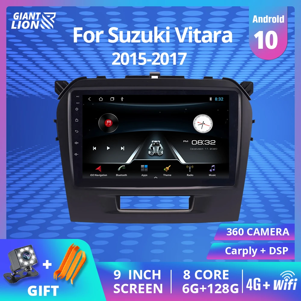 Автомагнитола 2DIN Android 10 0 для Suzuki Vitara 2015 2016 2017 Автомобильный мультимедийный