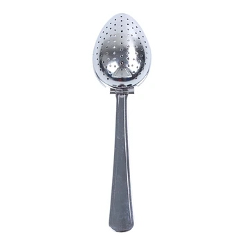 

Stainless Steel Tea Infuser Strainer Spoon Loose Leaf Filter Herbs Spice NEW!
