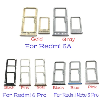 

SIM Card Holder Tray Slot Holder Adapter For Xiaomi Redmi Note 5A 5 7 6 Pro