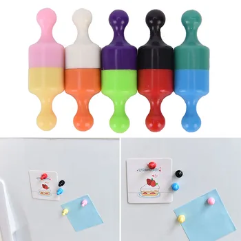 

Magnetic Thumbtacks Neodymium Pins Fridge Magnets Teaching Painting Thumbtack 12mm*20mm 1pcs Color Randomly