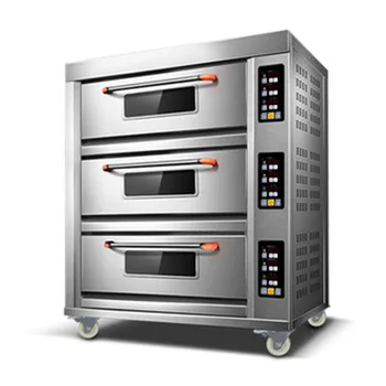 Buy Commercial Electric Oven Large Bread Oven Three-layer Large-capacity Cake Oven Fully Automatic Multi-function Baking Machine