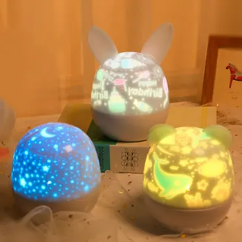 

Night Light for Kids Nebula Projector Lamp 360° Rotation 5 Light Color Changing Romantic Gifts for Men Women Children May28
