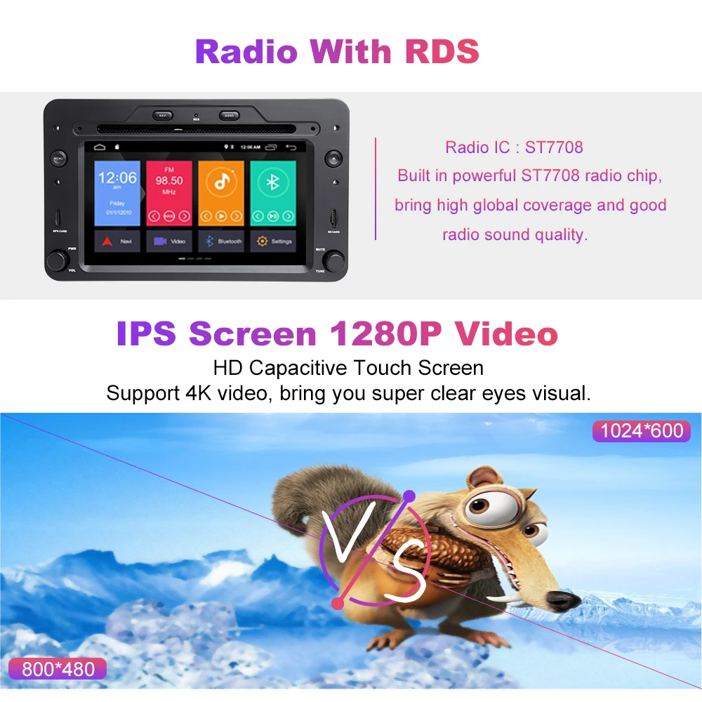 Excellent Autoradio 2 din Android 9.0 Car GPS DVD Player For Alfa Romeo 159 Brera Spider Sportwagon 2006 Navigation Multimedia Wifi Audio 9