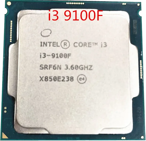 

Intel Core i3-9100F Processor CPU i3 9100F 4Core 4Thread 3.6GHz 6MB Socket LGA1151