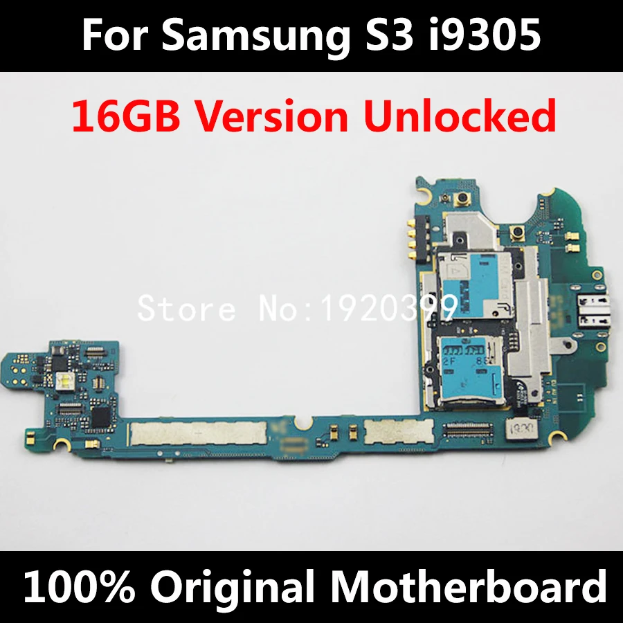 Оригинальная разблокированная Логическая плата для Samsung Glaxy S3 i9305 16 Гб