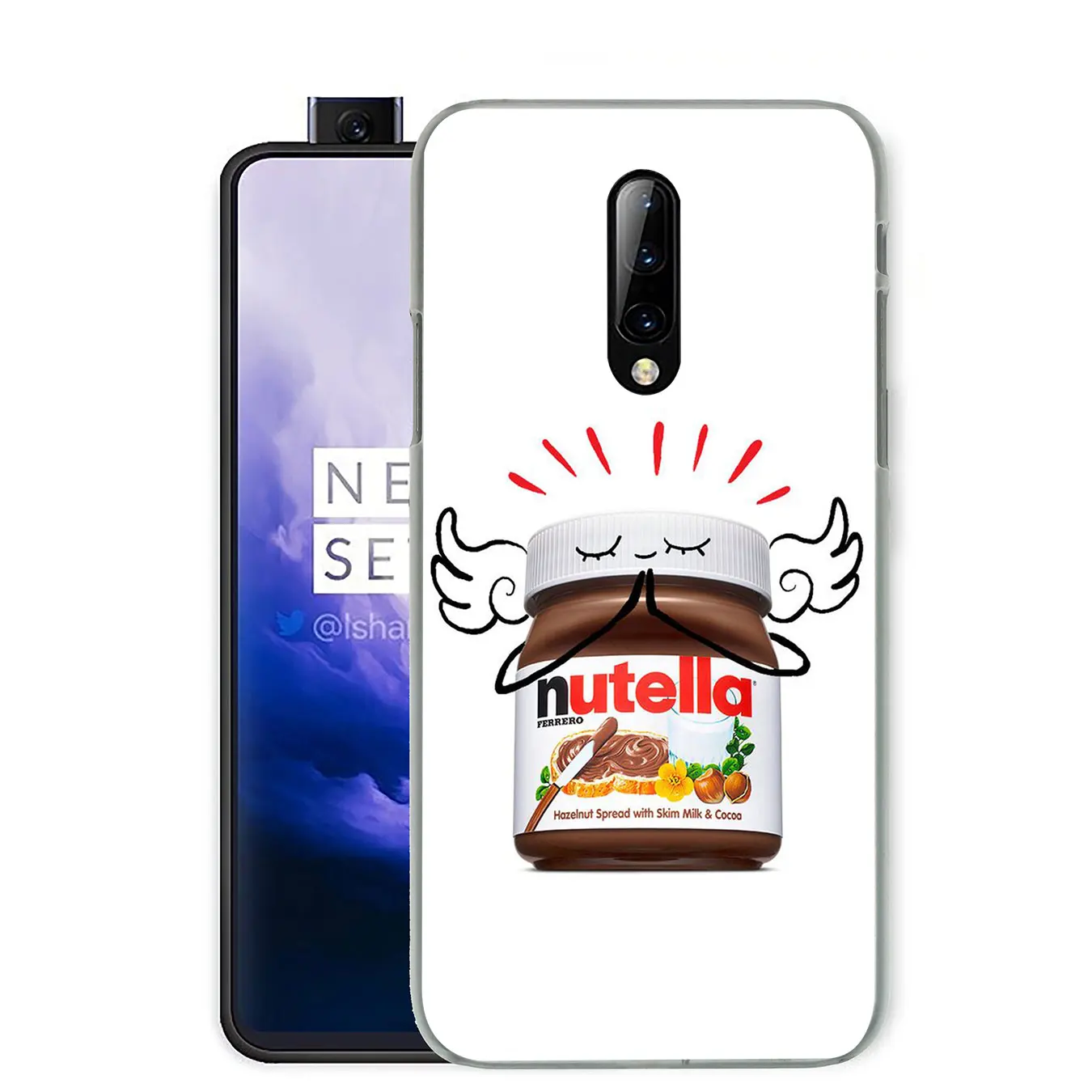Шоколадная еда Tumblr Nutella милый жесткий пластиковый сотовый Чехол для телефона Oneplus
