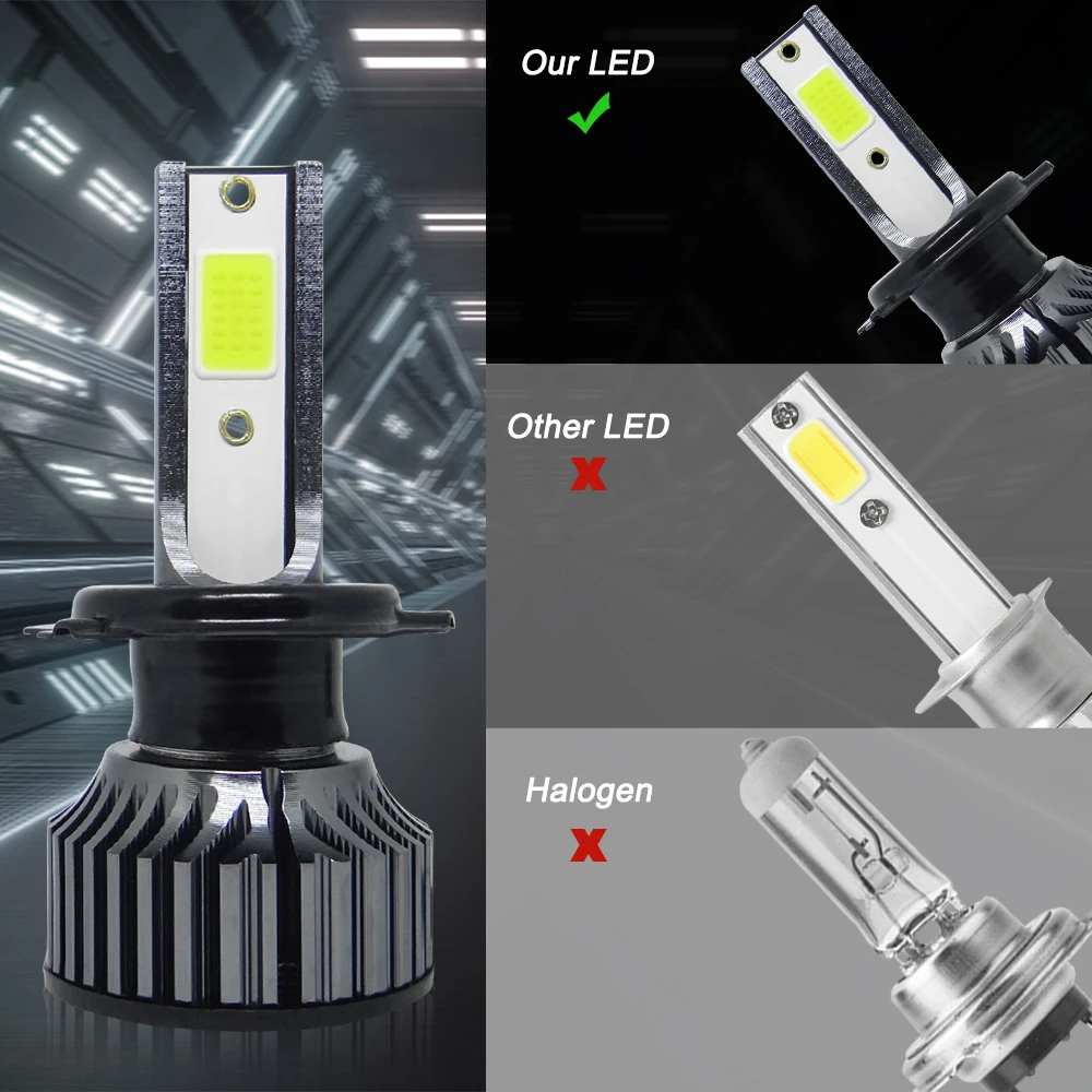 H1 H7 LED H4 12000LM HB3 HB4 Led H11 H8 9006 9005 Car Headlight Bulb Diode Fog Lamps 2pcs for Auto 6000K 8000K 3000K 12V 24V led car lights,led lights,led bulbs,led headlights,led car headlights,car headlamps