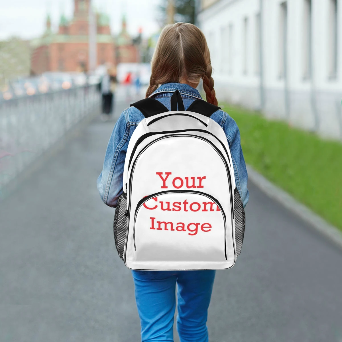 Teenage Girls and Boys Backpack Schoolbag High Quality Backpacks Kids Bag Polyester Custom pattern School Bags sac a main bolsa