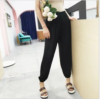 

Fashion Women's Spring and Autumn Fashion Slim Cotton Leggings 2019 New