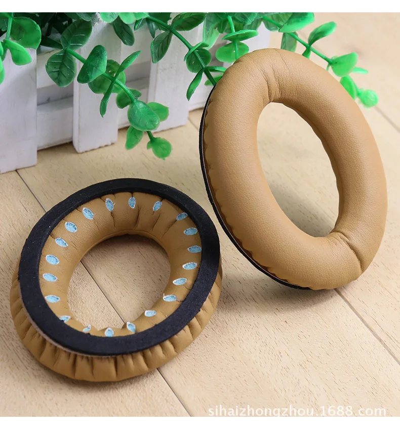 1Pair soft faux leather Earpad Quiet Comfort Soft Replacement for QC2 QC15 QC25 QC35 AE 2 2i 2w Headband Ear Pad Cushion Set