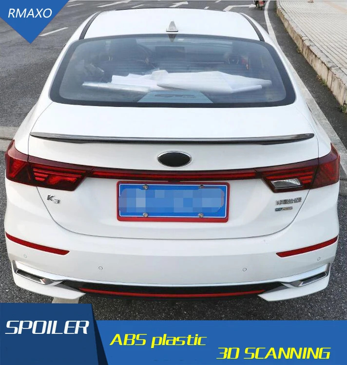 

For Kia Forte K3 Spoiler 2019-2020 TF ABS Material Car Rear Wing Primer Color Rear Spoiler For Kia Forte K3 Spoiler
