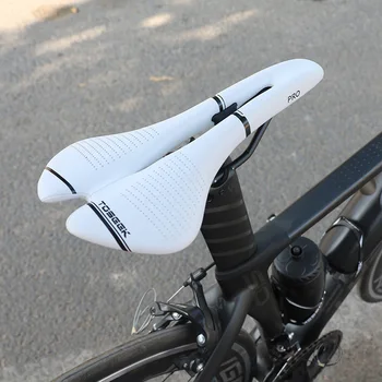 

TOSEEK Mountain Bike Cycling Road Bicycle Racing Hollow Seat Saddle Outdoor Ergonomic Concave Design