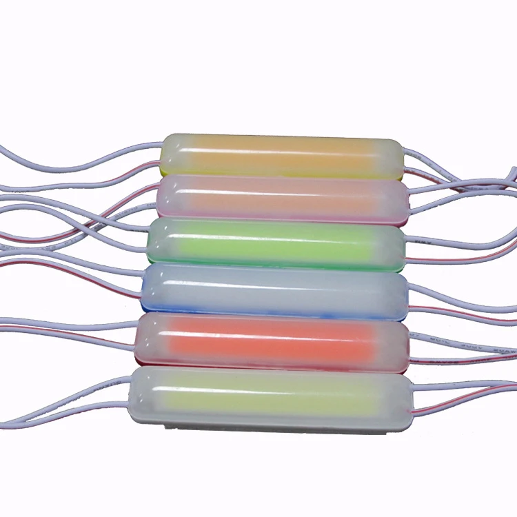 

100 шт. 2,4 Вт 76x17 мм Водонепроницаемый COB фотомодуль С инъекционным объективом 160 градусов лайтбокс подсветка буква знака Фонарь