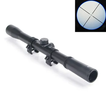 melhor 4x20 Rifle De Ar Telescópica Sniper Scope Mira Caça Riflescope Sniper Scope Riflescopes Caça Montagens Para Armas Airsoft