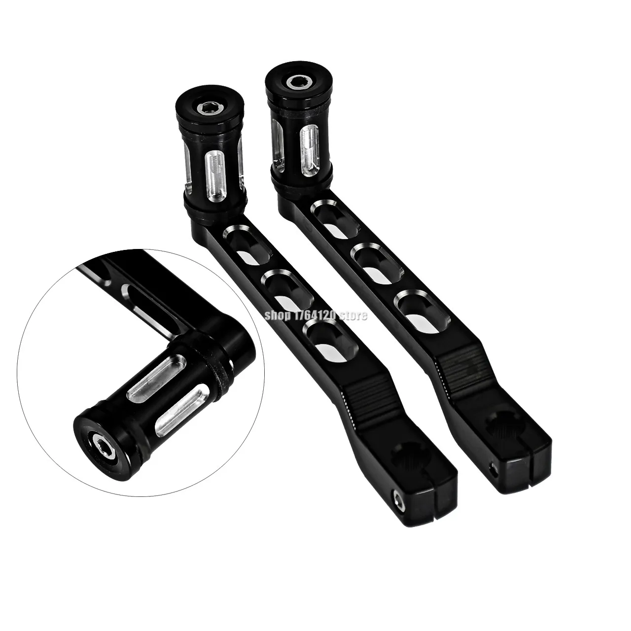 330mm Gear Shift Linkage Brake Clutch Lever & Pedal Heel Toe Gear Shifter Shift Lever w/ Shift Pegs For Harley Touring Softail