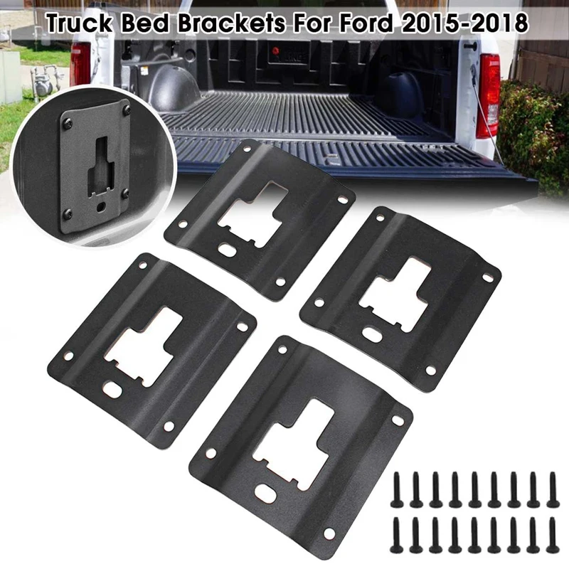 Для Ford Box Link Привязать вниз кронштейны кровать нагрузки крюк армирования панели для- Ford F150 F250 F350& Raptor Fl3Z-992840