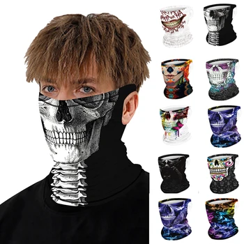 Motorfiets Bivakmuts Gezichtsmasker Shield Skull Ghost Maskers Ski Scary Motoanti-Uv Winddicht Sjaal Bandana Motorfiets Bivakmuts Gezichtsmasker Shield Skull Ghost Maskers Ski Scary Motoanti-Uv Winddicht Sjaal Bandana