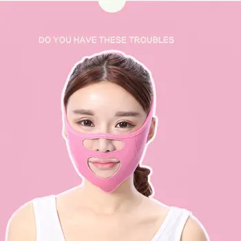 

Korean Elastic Face Mask V Face Artifact Thin Face Shaping Lifting Firming To Remove Double Chin To Reduce Wrinkles