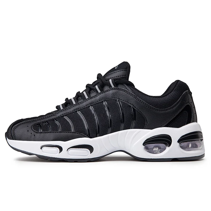 BLACK WHITE Новые мужские баскетбольные кроссовки zapatillas hombre Deportiva дышащие мужские Прогулочные кроссовки баскетбольные кроссовки Мужская Спортивная обувь - Цвет: BLACK WHITE