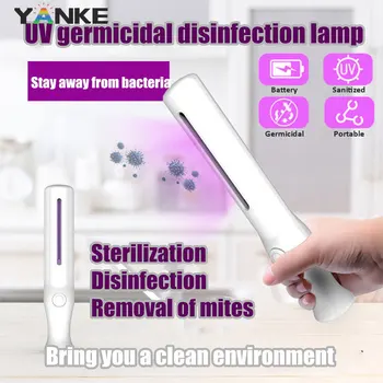 

Portable UV Bactericidal Lamp Pet Disinfection Ozone Sterilizer Light Home Kill Mite Sterilization Ultraviolet Tube Lamps Uvc