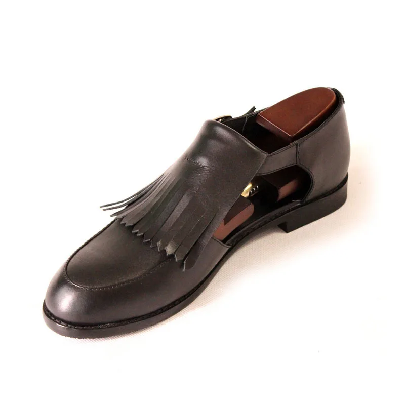 Босоножки мужские из натуральной кожи Классические сандалии в британском стиле