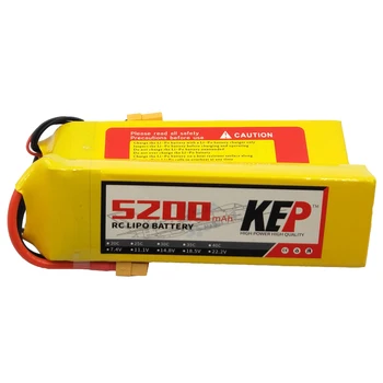 

High Rate Polymer RC Lipo Battery pack 11.1v 3S 5200mAh 25C for Remote Control Helicopter RC Plane XT60 T Plug XT90