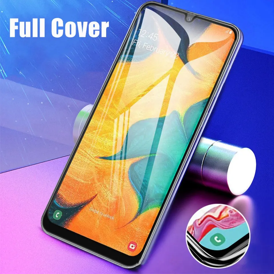 2-в-1 защитный Стекло для samsung Galaxy A50 A70 A30 защита для экрана камеры защитная пленка объектива Стекло для samsung A20 50 A30s