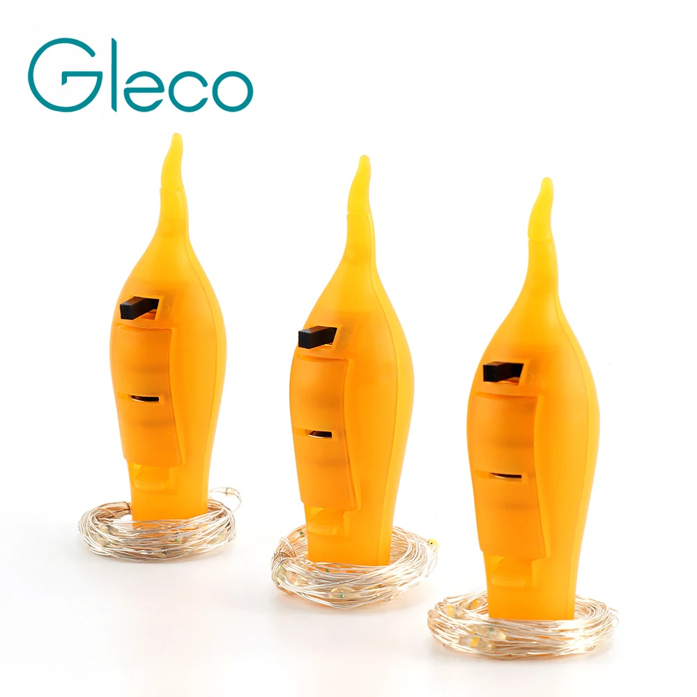 

Led Candle Flame Wine Bottle String Light for Battery Operated Mini String Flame Cork Light for Party Wedding Christmas Decorate