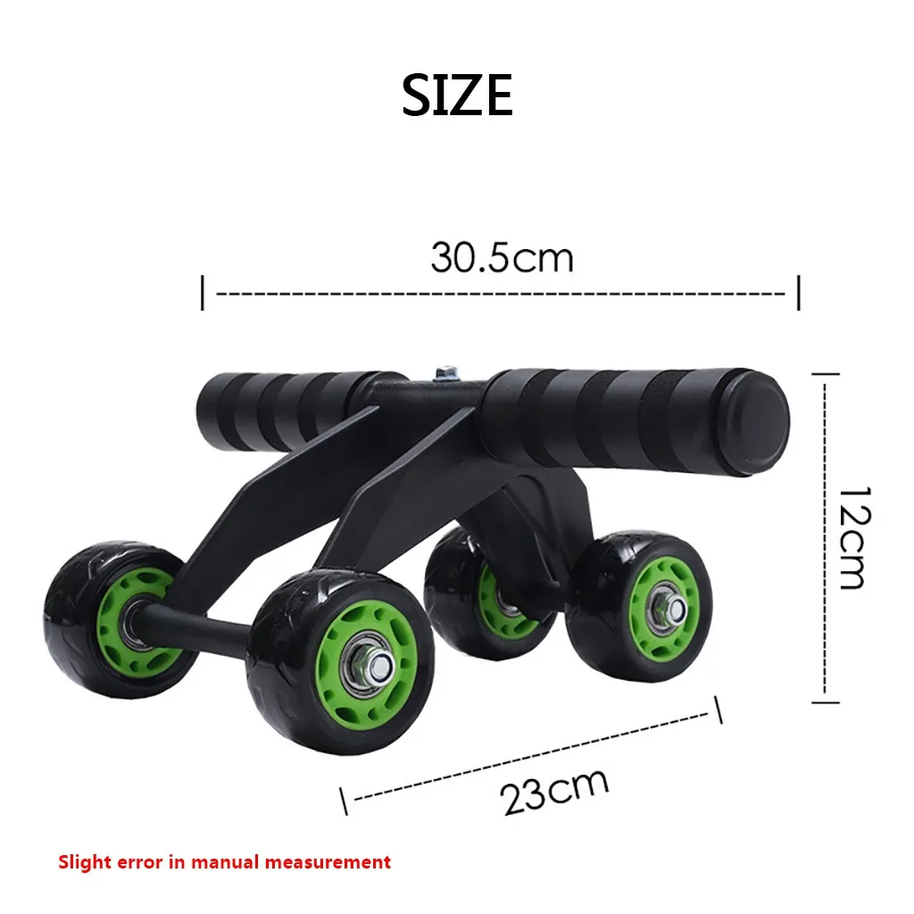 HIINST 4 rollers Ab Roller abdominal muscle training machine home gym machine belly equipment Home Sport Training Equipment 427