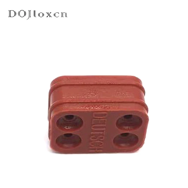 20/50/100/200/500 Pcs DEUTSCH Connector Accessories Apron Sealing Rubber Buckle For DT 2/3/4/6/8/12/Pin Male Female Connector 4p A