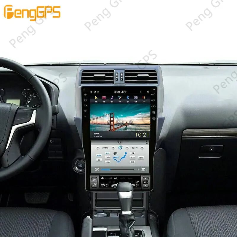 16 ''Tesla Android 9,0 PX6 Автомобильный мультимедийный радио для TOYOTA Land Cruiser Prado 150 gps навигация головное устройство без DVD плеера