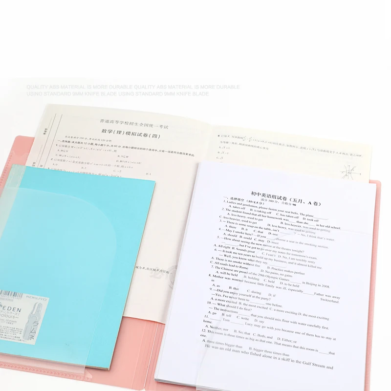 Kokuyo Campus Cartella Soggetto Classificazione di Multi-strato A4/A3 Multifunzionale di Immagazzinaggio Studente Carta di Prova Portatile di Grande Capacità - immagine 4