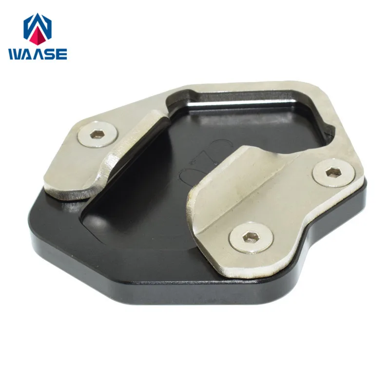 

waase Motorcycle Kickstand Foot Side Stand Extension Pad Support Plate For Triumph Tiger 800 XC XCX XCA XR XRX XRT 2010-2017